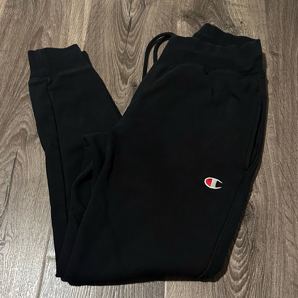Champion Small Black Sweatpants Unisex